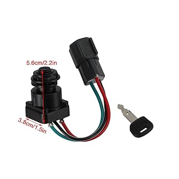 Areyourshop Ignition Switch RC411-53964 for Kubota KX41 KX71